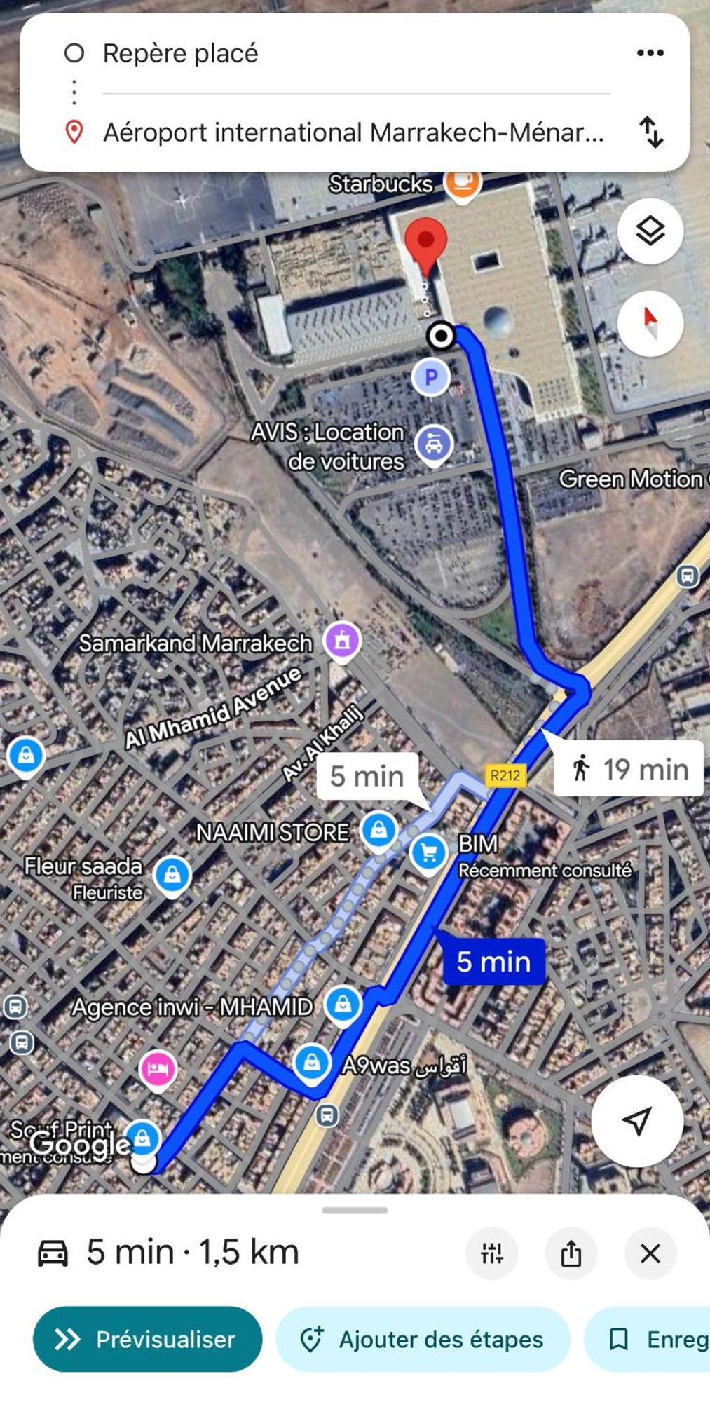 5 Min Aeroport Avec Terrasse Et Grand Apartment Marrakesh